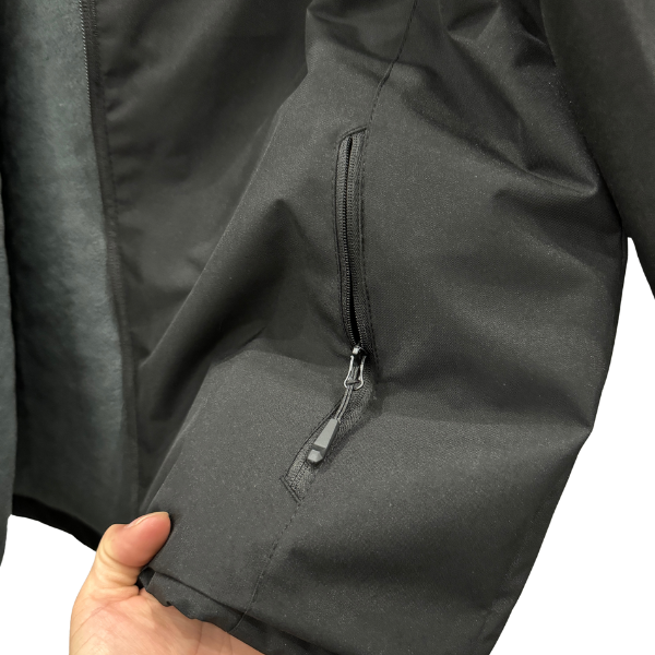 Camel Black Windbreaker Jacket