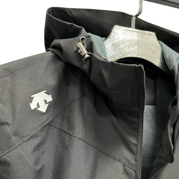 Descente Black Windbreaker Jacket