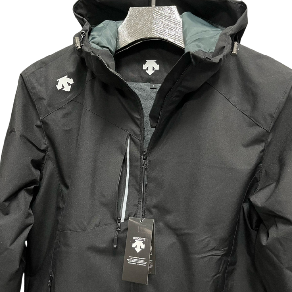 Descente Black Windbreaker Jacket