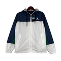 Jordan White Blue Windbreaker Jacket