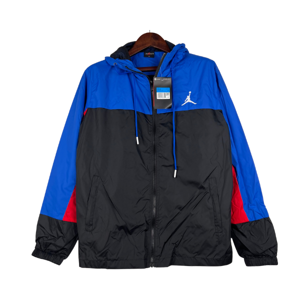 Jordan Black and Blue Windbreaker Jacket