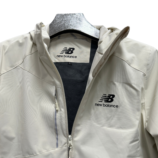 New Balance Beige Windbreaker Jacket