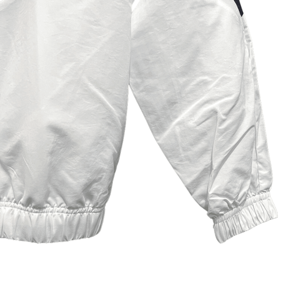 Nike White and Black Windbreaker Jacket