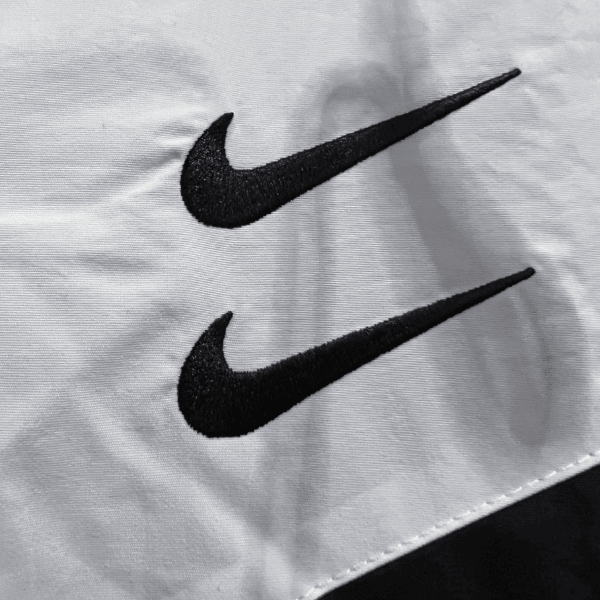 Nike Black and White Windbreaker Jacket