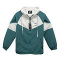 Nike Green and White Windbreaker Jacket
