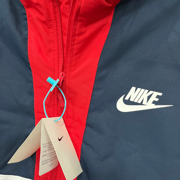 Nike Blue Red White Windbreaker Jacket