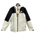 Nike Black and Beige Windbreaker Jacket