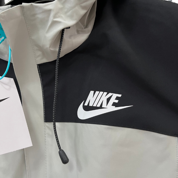 Nike Black and Grey Windbreaker Jacket