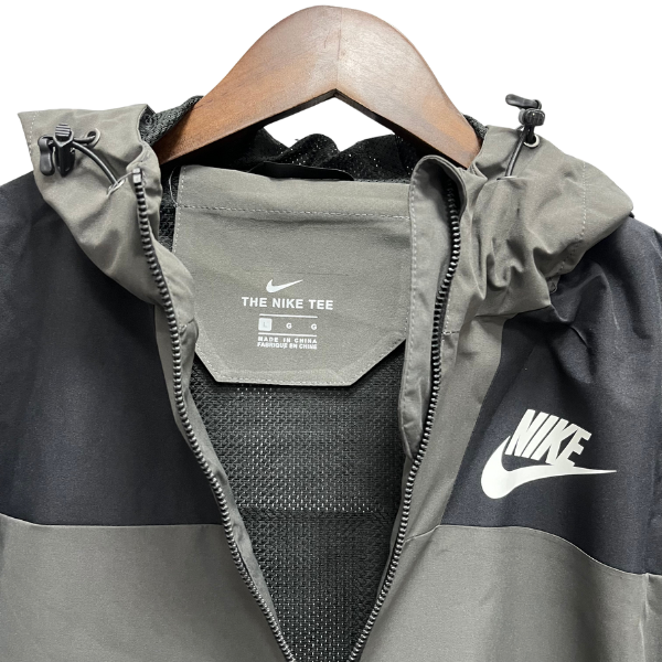 Nike Green and Black Windbreaker Jacket