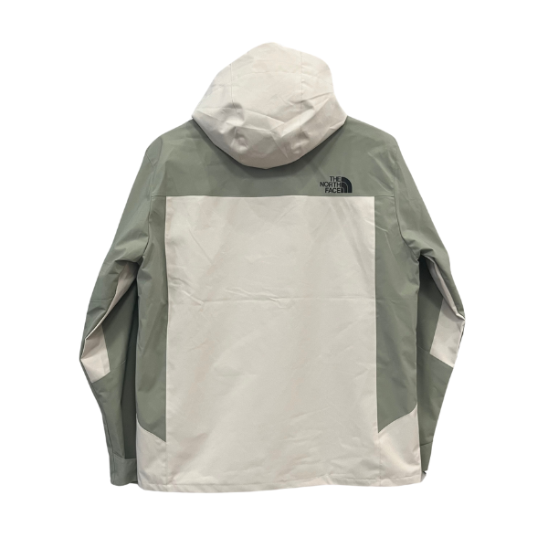 The North Face Green and White Windbreaker Jacket