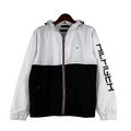 Tommy Hilfiger White and Black Windbreaker Jacket