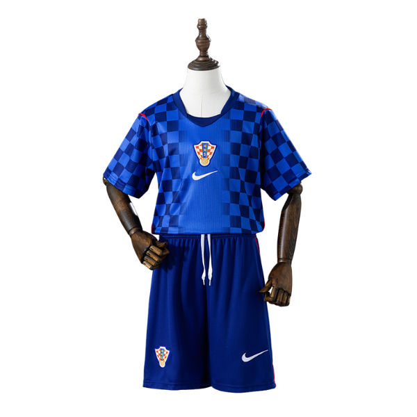 Croatia Nike 2026 Away Kids Version Football T-Shirt + Shorts Kit