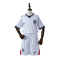 England Nike 2026 Home Kids Version Football T-Shirt + Shorts Kit