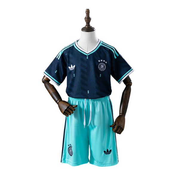 Germany Adidas 2026 Away Kids Version Football T-Shirt + Shorts Kit