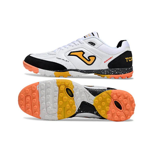 Joma Top Flex TF White Black and Orange