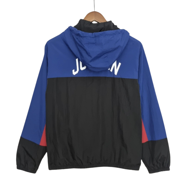 Jordan Black and Blue Windbreaker Jacket