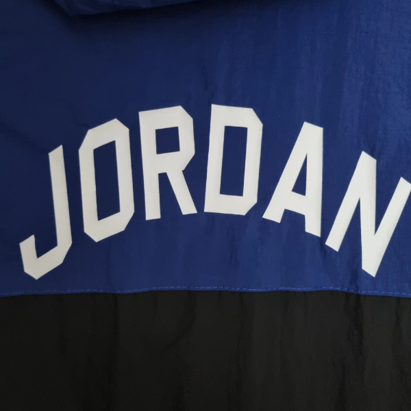 Jordan Black and Blue Windbreaker Jacket