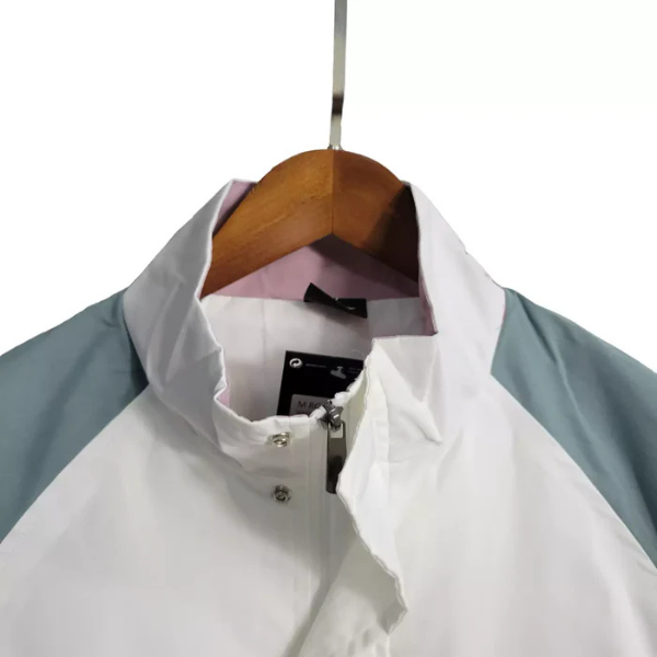 Jordan Green and White Windbreaker Jacket