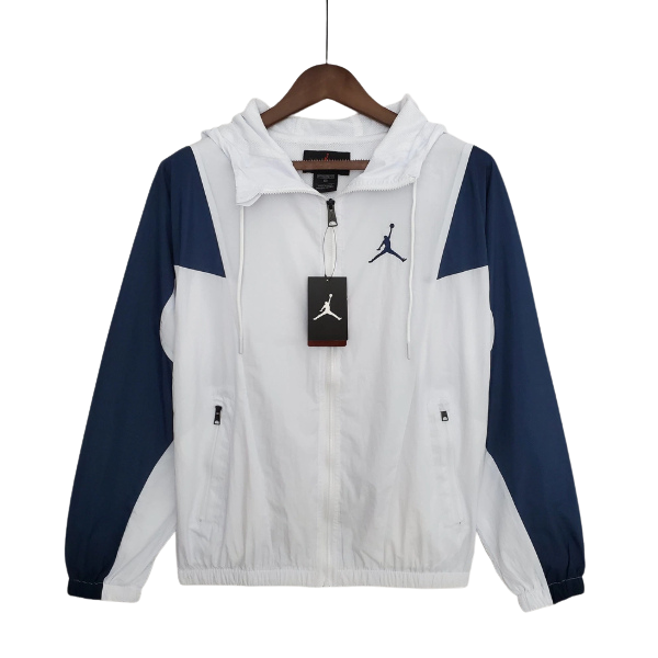 Jordan White Blue Windbreaker Jacket