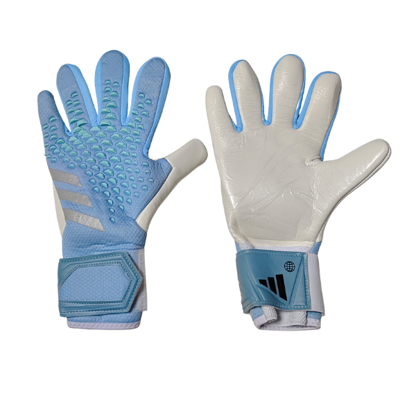 Adidas Predator Accuracy League Light Blue Goalkeeper Gloves