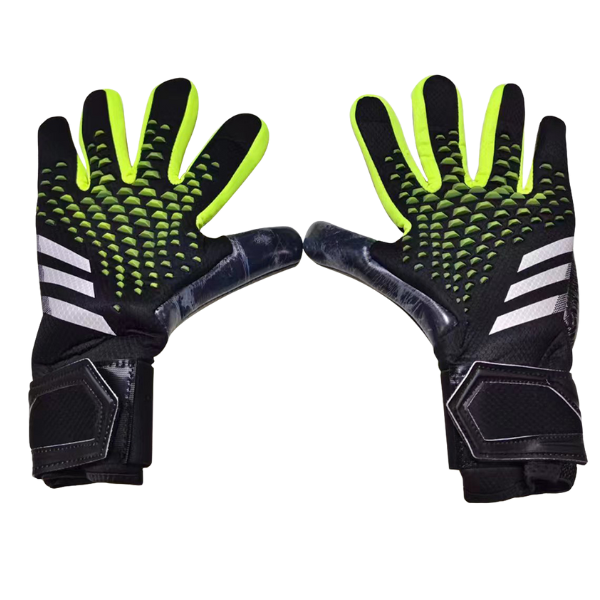 Adidas Predator Accuracy Black and Green Goalkeeper Gloves