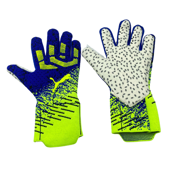 Puma Future Z Blue and Green Goalkeeper Gloves