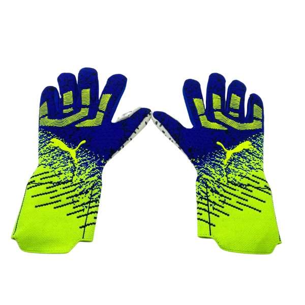 Puma Future Z Blue and Green Goalkeeper Gloves