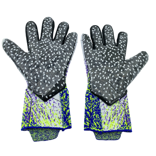 Puma Future Z White Purple Blue and Green Goalkeeper Gloves