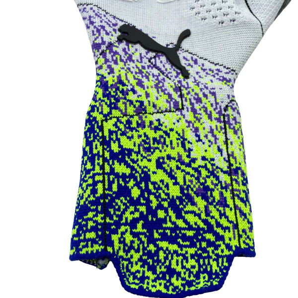 Puma Future Z White Purple Blue and Green Goalkeeper Gloves