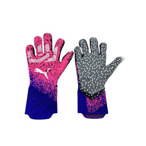 Puma Future Z Pink and Blue Goalkeeper Gloves