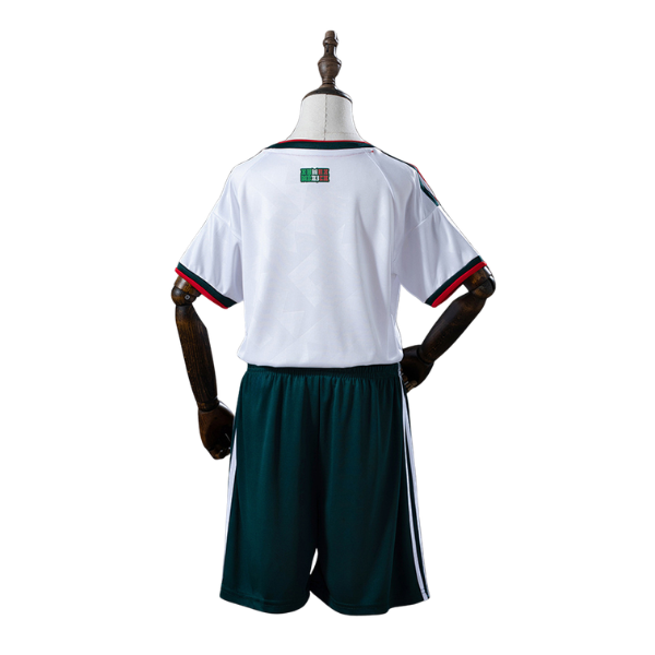 Mexico Adidas 2026 Away Kids Version Football T-Shirt + Shorts Kit