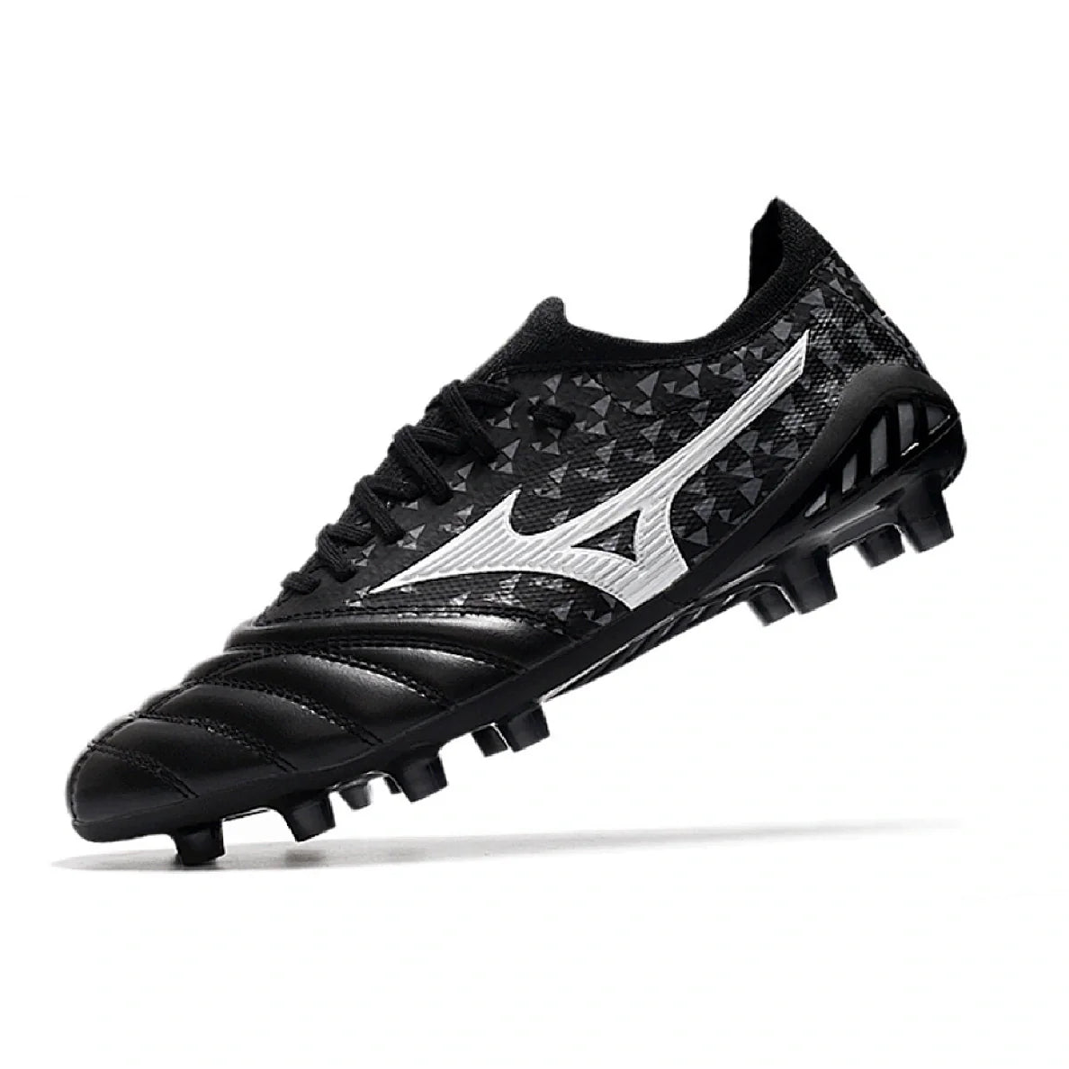 Mizuno Morelia Neo III Elite Black Gray and White FG