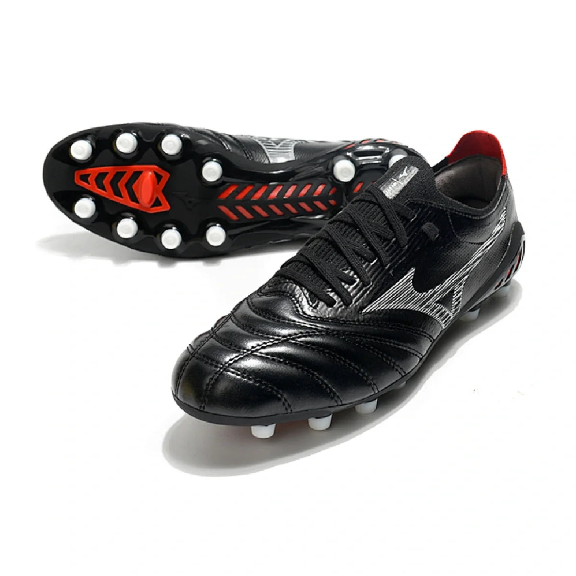 Mizuno Morelia Neo III Elite Black, White and Red FG