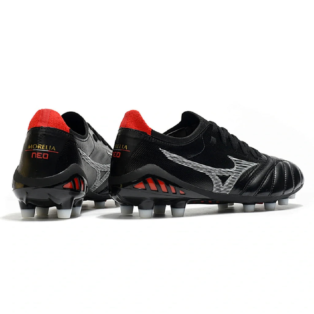 Mizuno Morelia Neo III Elite Black, White and Red FG