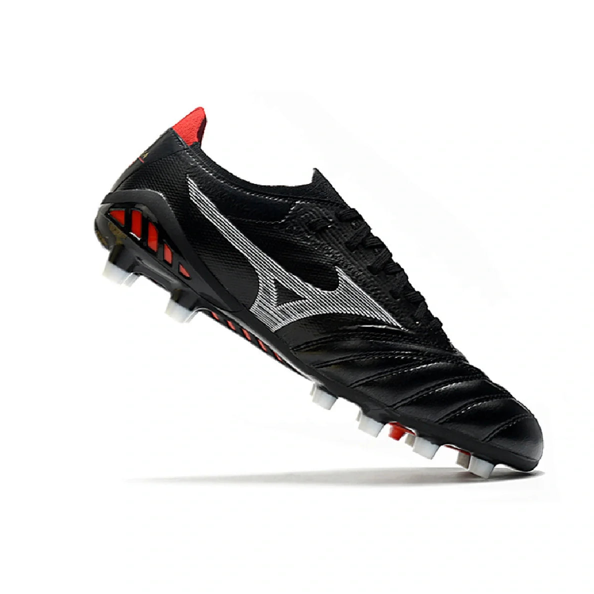 Mizuno Morelia Neo III Elite Black, White and Red FG