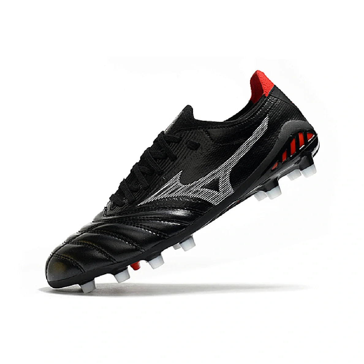 Mizuno Morelia Neo III Elite Black, White and Red FG