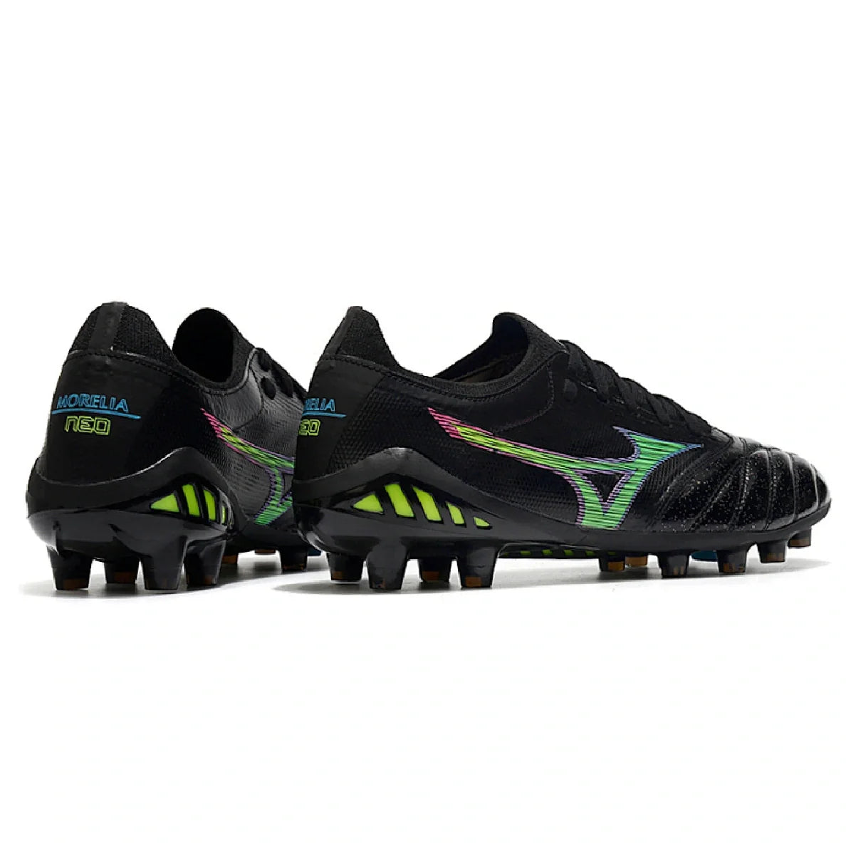 Mizuno Morelia Neo III Elite Black and Blue FG