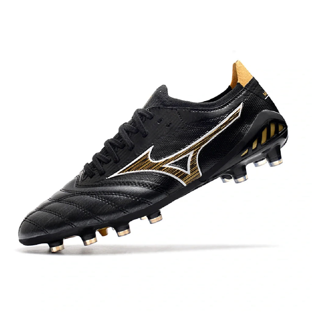 Mizuno Morelia Neo III Elite Black and Gold FG