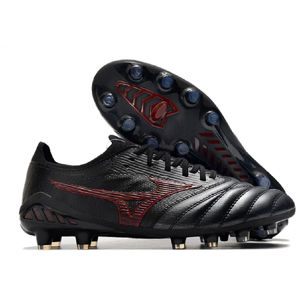 Mizuno Morelia Neo III Elite Black and Red FG