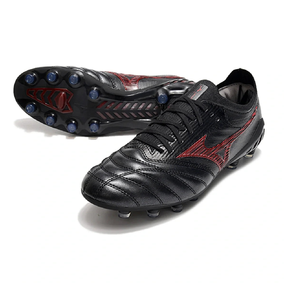 Mizuno Morelia Neo III Elite Black and Red FG