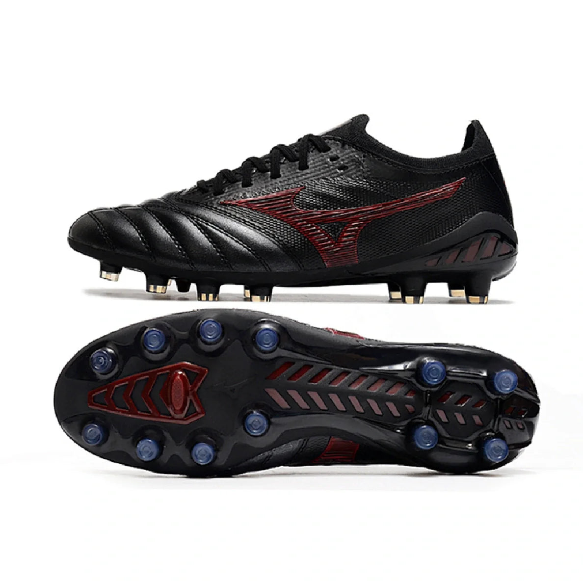 Mizuno Morelia Neo III Elite Black and Red FG