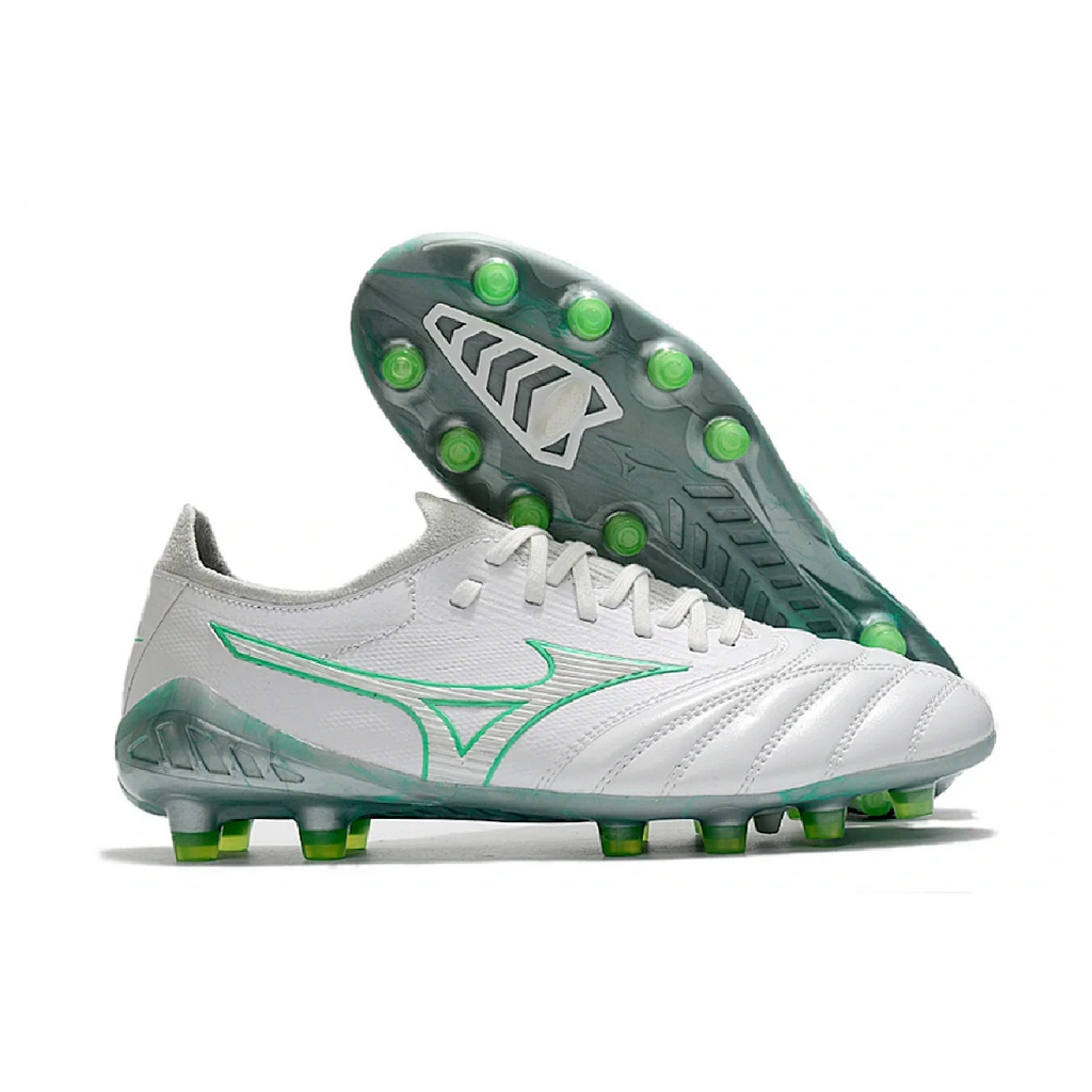 Mizuno Morelia Neo III Elite White and Green FG