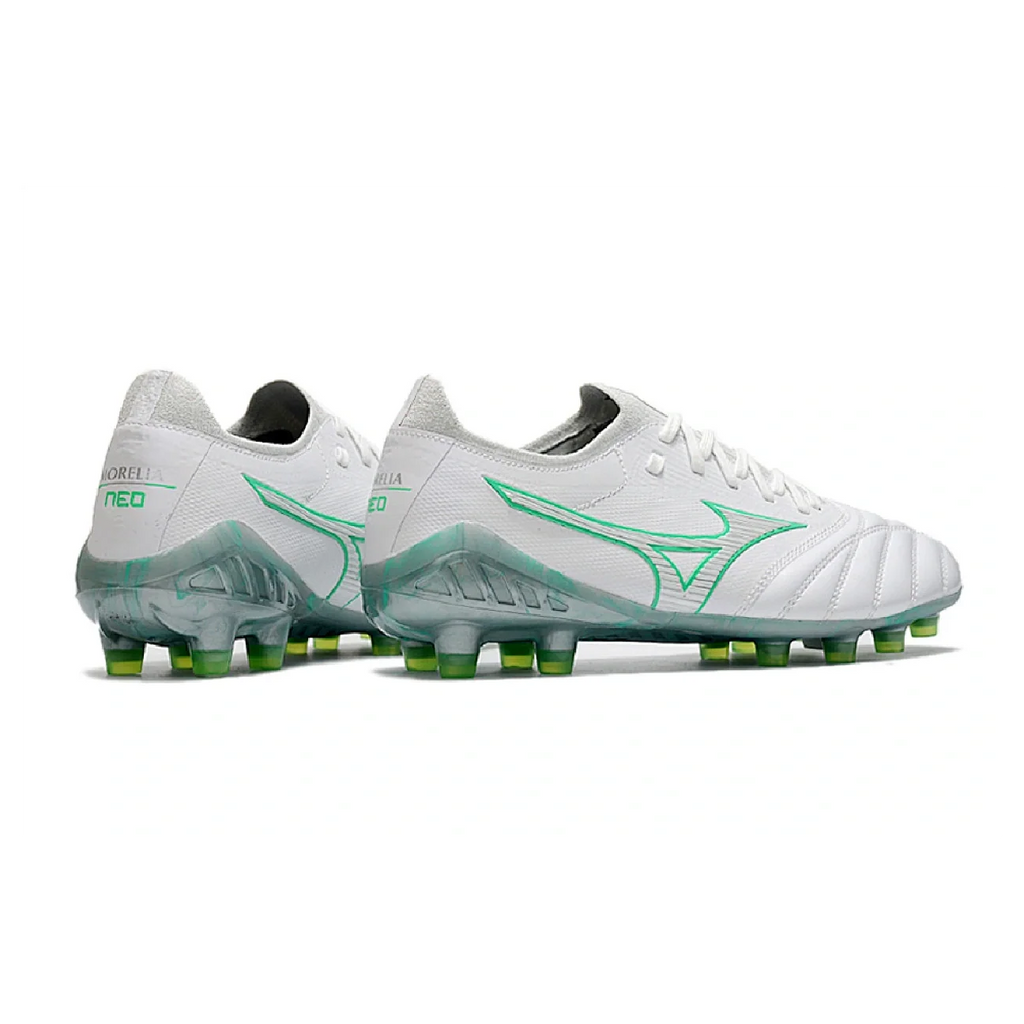 Mizuno Morelia Neo III Elite White and Green FG