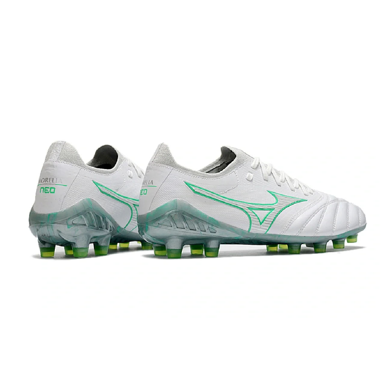Mizuno Morelia Neo III Elite White and Green FG