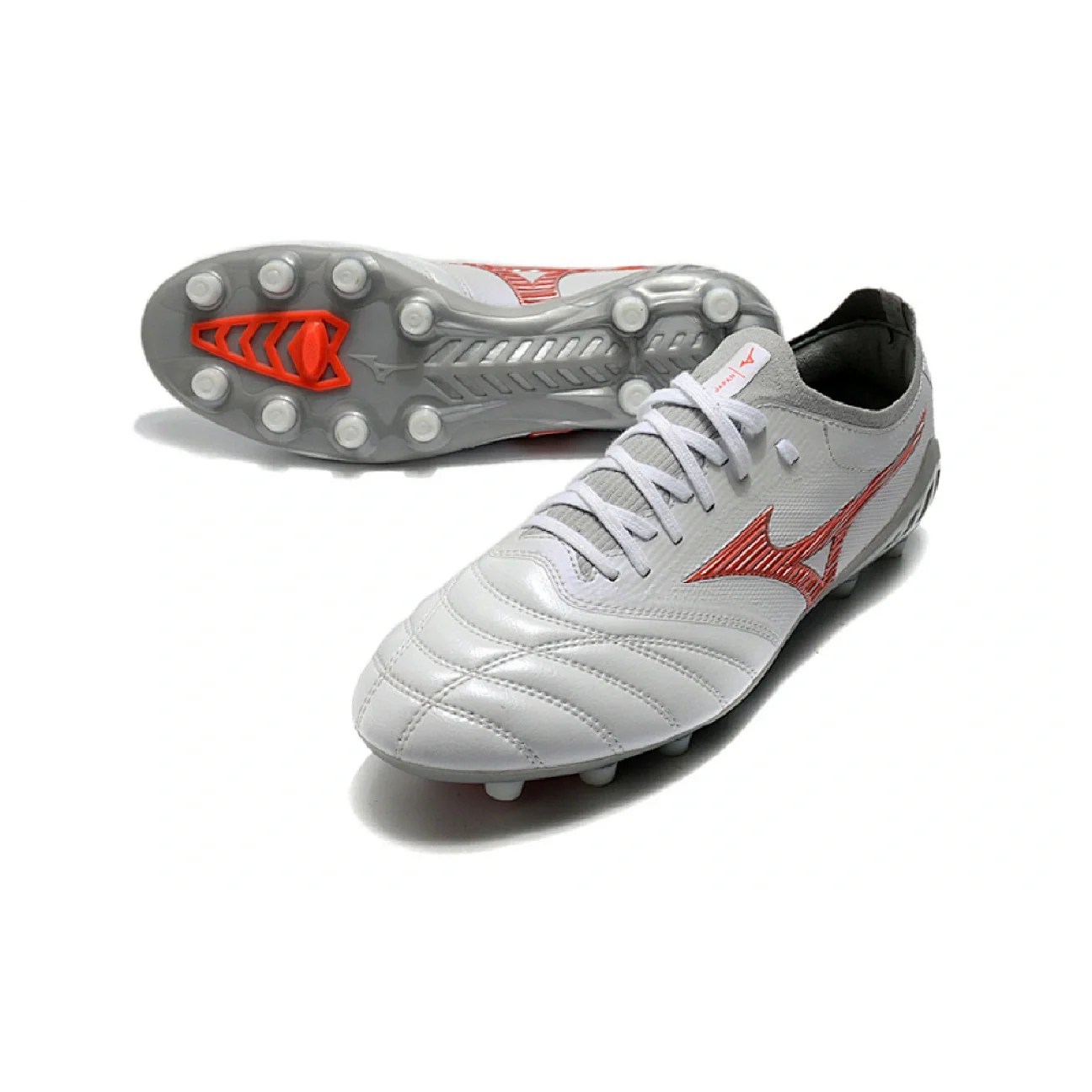 Mizuno Morelia Neo III Elite White and Red FG