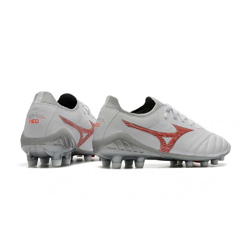 Mizuno Morelia Neo III Elite White and Red FG