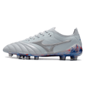 Mizuno Morelia Neo III Elite White Blue and Red FG