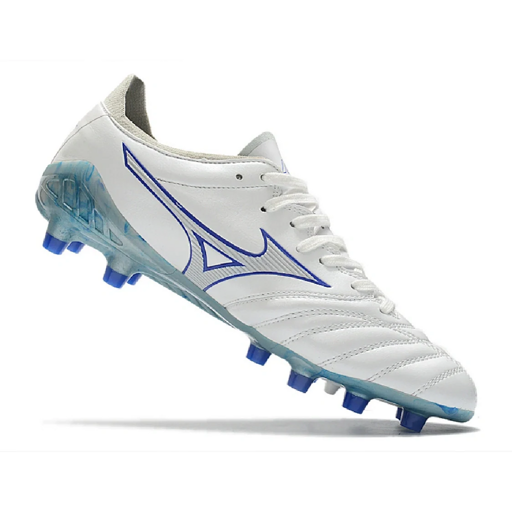 Mizuno Morelia Neo III Pro White and Blue FG