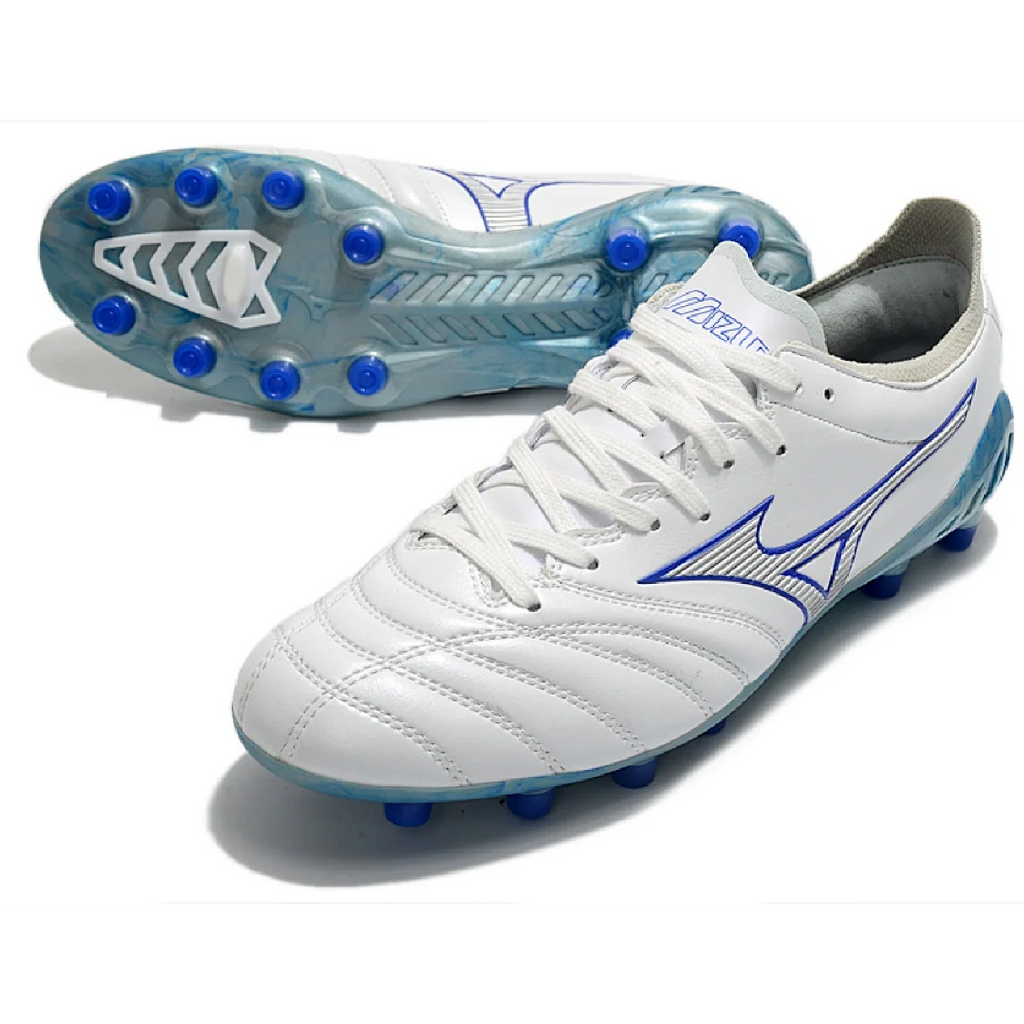 Mizuno Morelia Neo III Pro White and Blue FG
