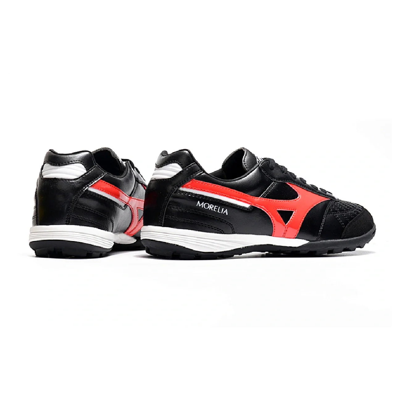Mizuno Morelia Sala Black Red and White TF